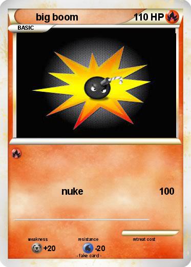 Pokemon big boom