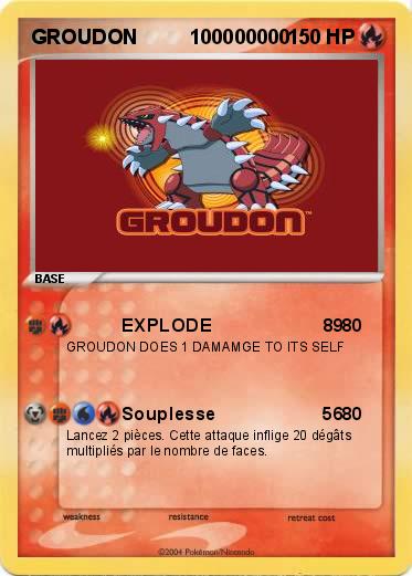 Pokemon GROUDON         100000000