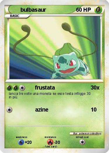 Pokemon bulbasaur
