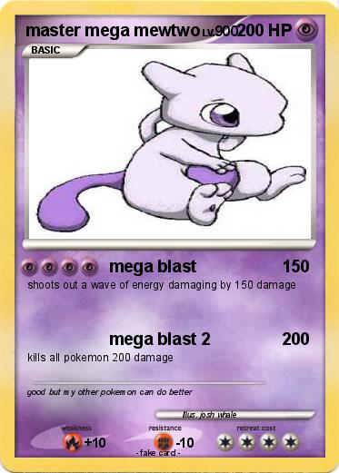 Pokemon master mega mewtwo