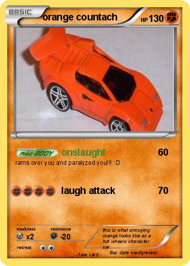 Pokemon orange countach