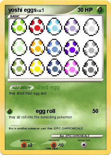 Pokemon yoshi eggs