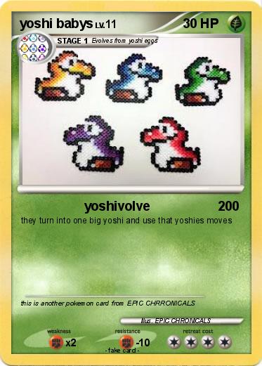Pokemon yoshi babys