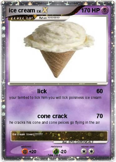 Pokemon ice cream