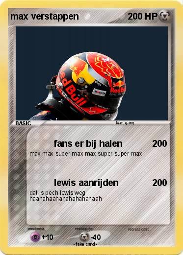 Pokemon max verstappen
