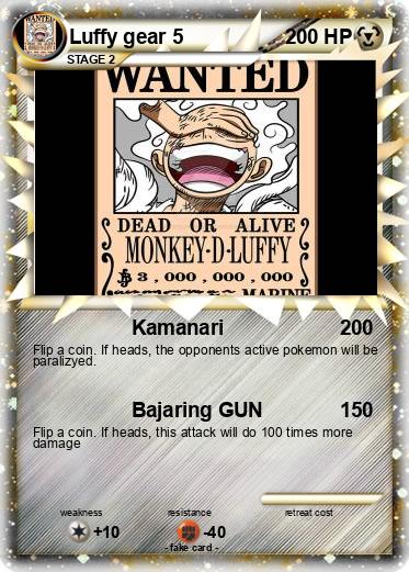 Pokemon Luffy gear 5