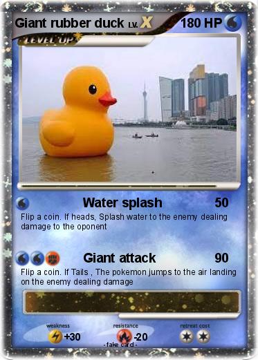 Pokemon Giant rubber duck