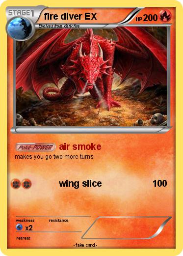 Pokemon fire diver EX