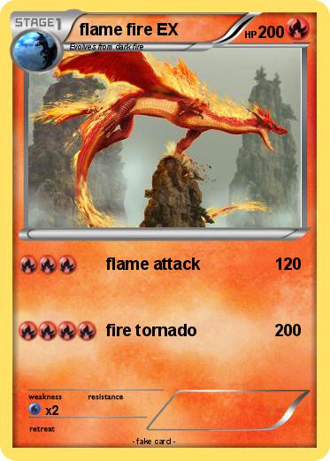 Pokemon flame fire EX