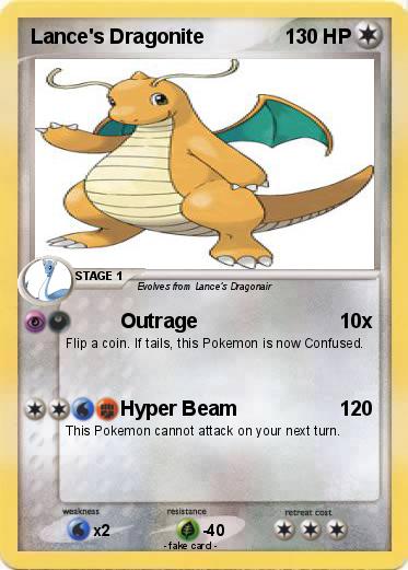 Pokemon Lance's Dragonite