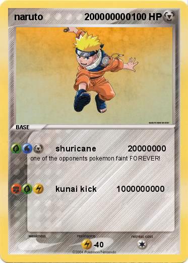 Pokemon naruto                200000000