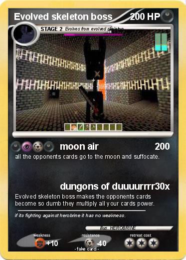 Pokemon Evolved skeleton boss