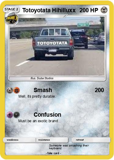 Pokemon Totoyotata Hihilluxx