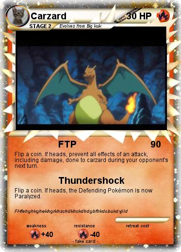 Pokemon Carzard