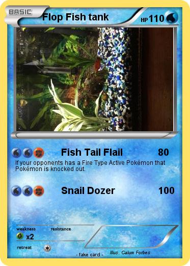 Pokemon Flop Fish tank
