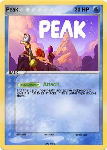 Pokemon Peak.