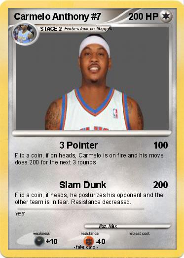 Pokemon Carmelo Anthony #7