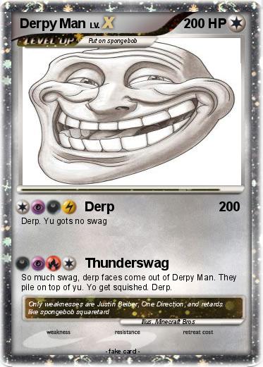 Pokemon Derpy Man