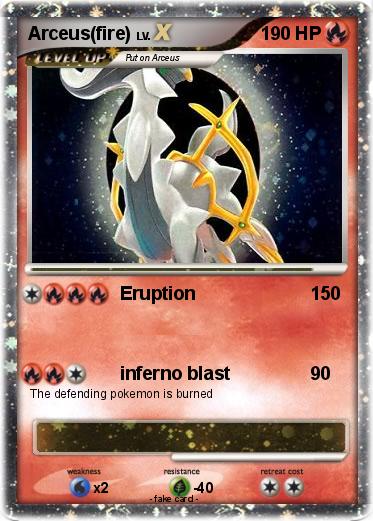 Pokemon Arceus(fire)