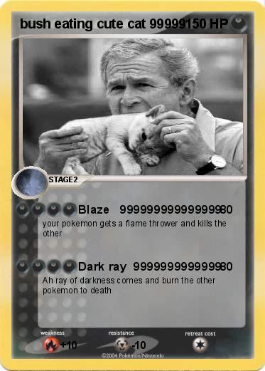 Pokemon bush eating cute cat 99999