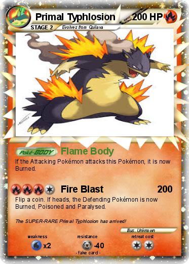 Pokemon Primal Typhlosion