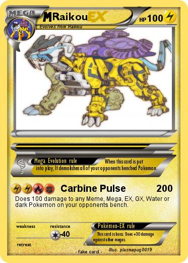 Pokemon Raikou