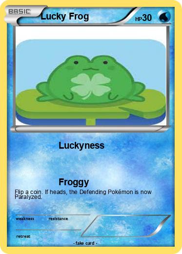 Pokemon Lucky Frog