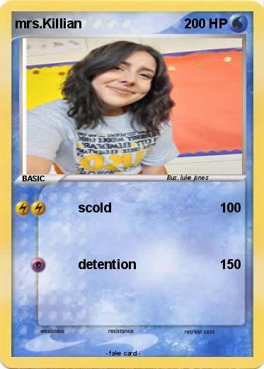 Pokemon mrs.Killian