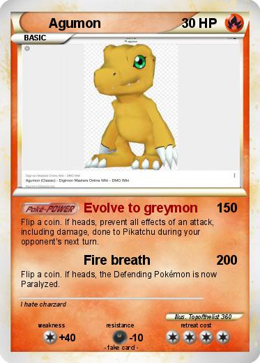 Pokemon Agumon