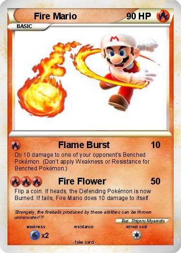 Pokemon Fire Mario