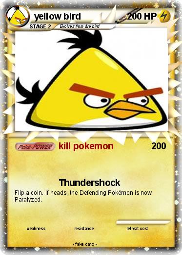 Pokemon yellow bird