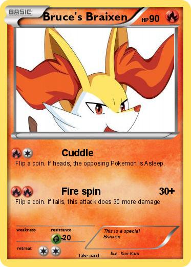 Pokemon Bruce's Braixen