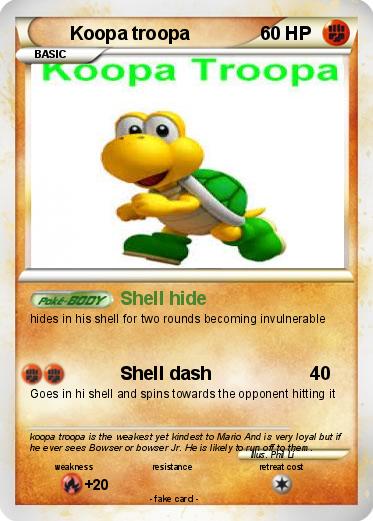 Pokemon Koopa troopa