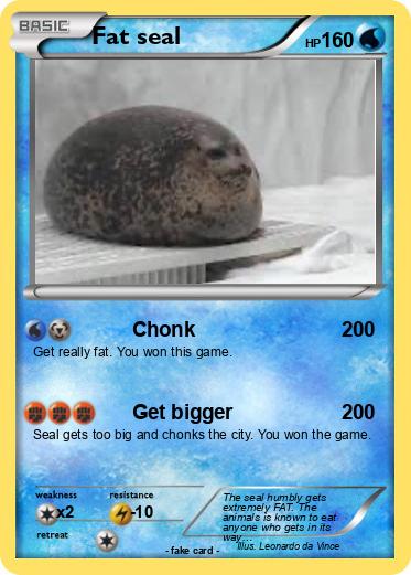 Pokemon Fat seal Pokemon Fat seal