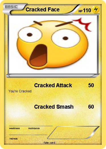 Pokemon Cracked Face