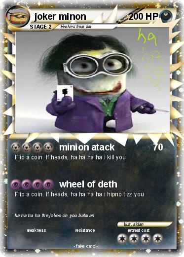 Pokemon joker minon