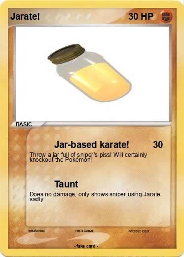 Pokemon Jarate!