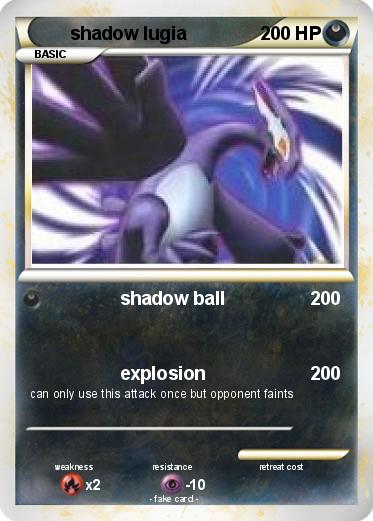 Pokemon shadow lugia