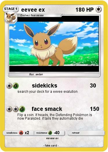 Pokemon eevee ex