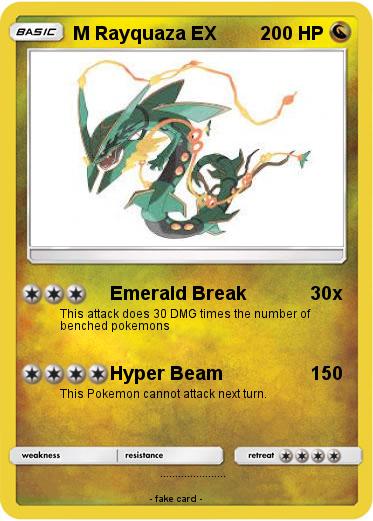 Pokemon M Rayquaza EX