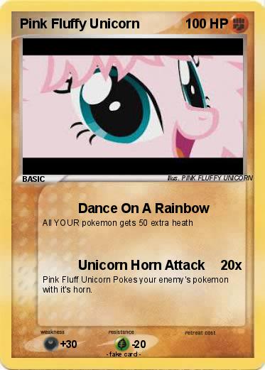 Pokemon Pink Fluffy Unicorn