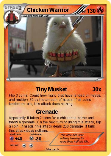 Pokemon Chicken Warrior