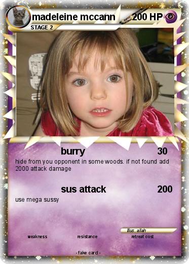 Pokemon madeleine mccann