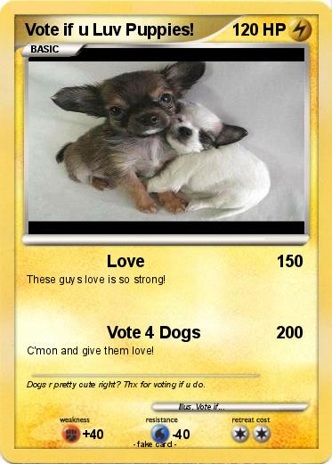 Pokemon Vote if u Luv Puppies!