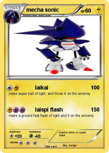 Pokemon mecha sonic