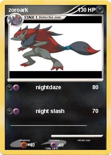 Pokemon zoroark