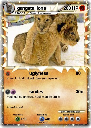 Pokemon gangsta lions
