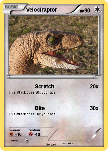 Pokemon Velociraptor