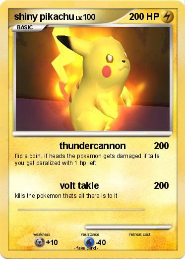 Pokemon shiny pikachu