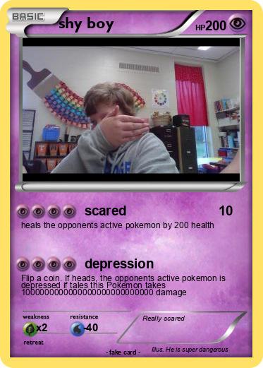 Pokemon shy boy